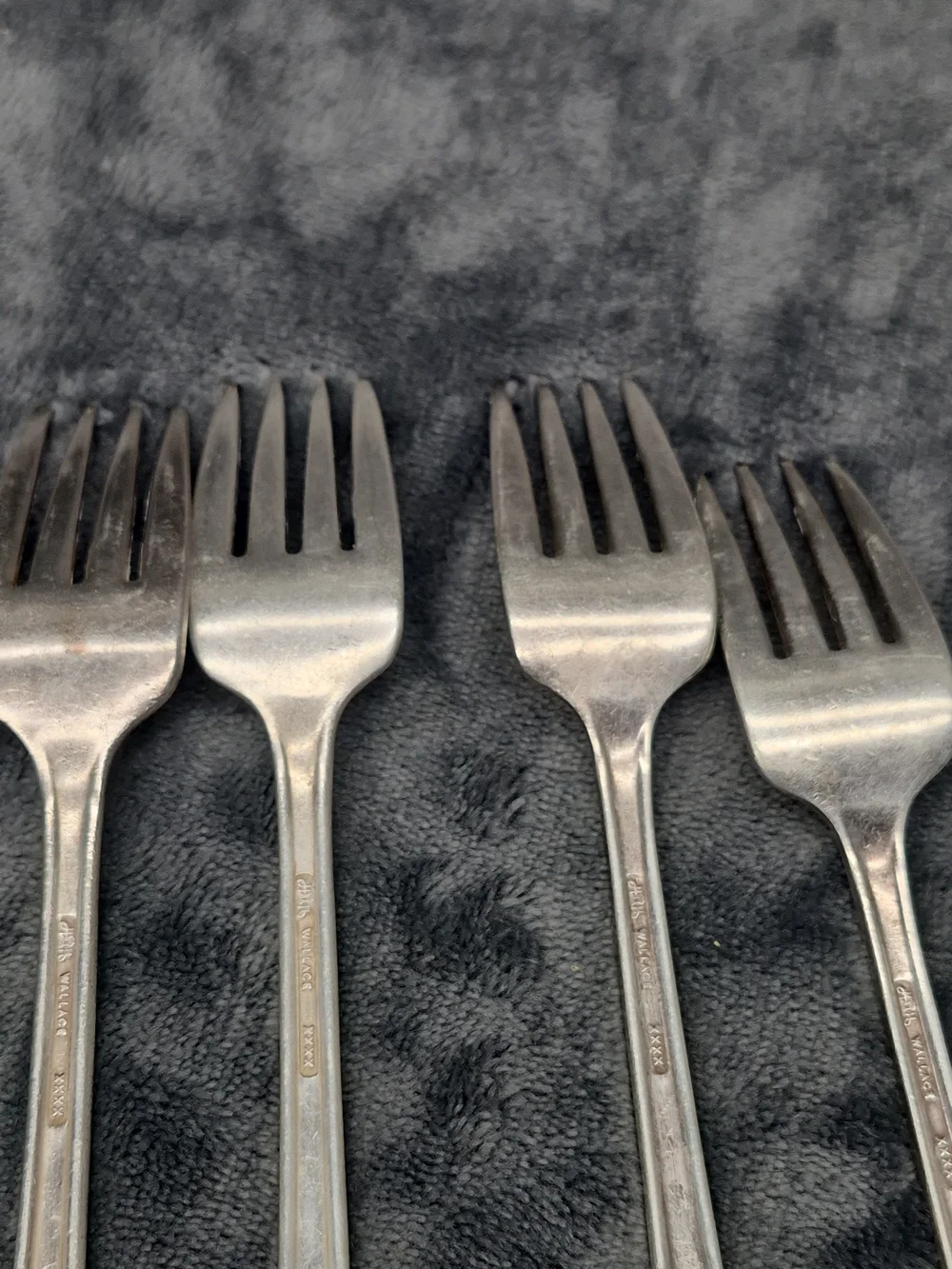 HH Wallace XXXX Sweetheart II-Hollywood II~Extra Silver Plate~Tea Spoons Lote 4